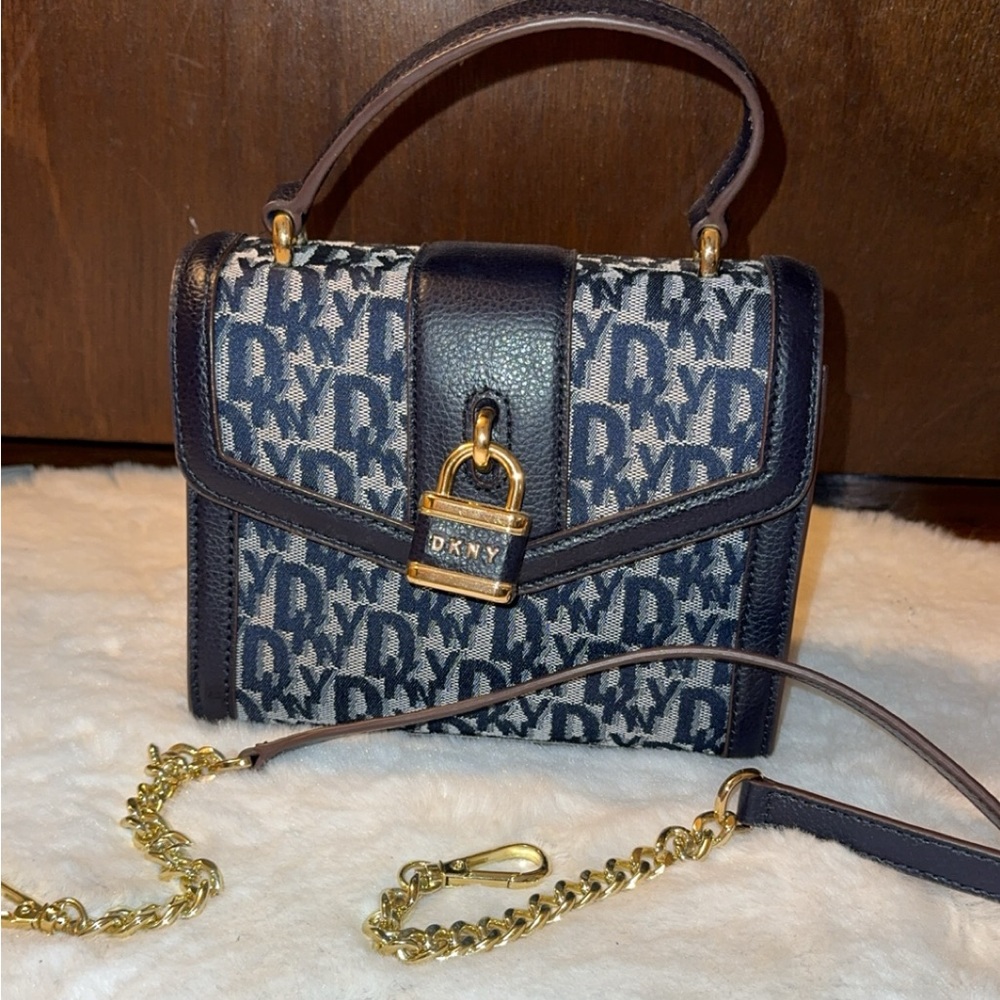 DKNY navy crossbody